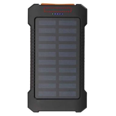 Batería externa solar de 5000 mAh y 10 W de...