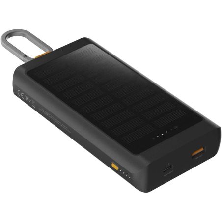 Batería externa solar de 10 000 mAh y 15 W con luz Personalizada 6124479