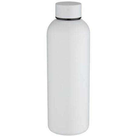 Botella de agua de 750 ml de acero inoxidable reciclado con pared simple y certificado RCS Personalizada 6100920