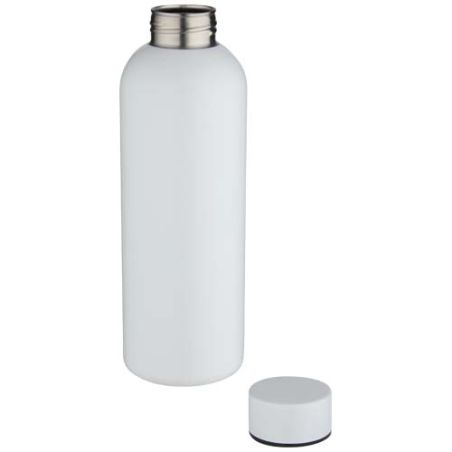 Botella de agua de 750 ml de acero inoxidable reciclado con pared simple y certificado RCS Personalizada 6100920