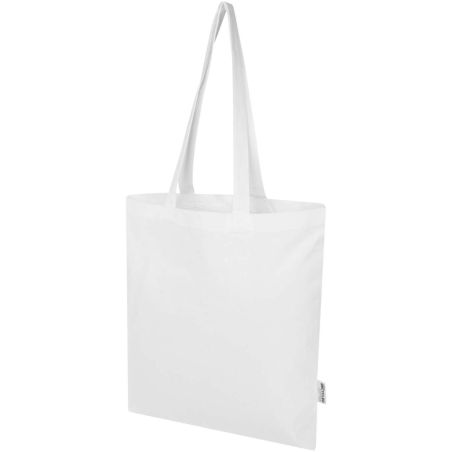 Bolsa Tote de 7 l de algodón reciclado GRS de 180 g/m² Personalizada 6120789