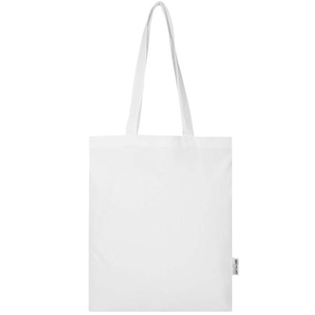 Bolsa Tote de 7 l de algodón reciclado GRS de 180 g/m² Personalizada 6120789