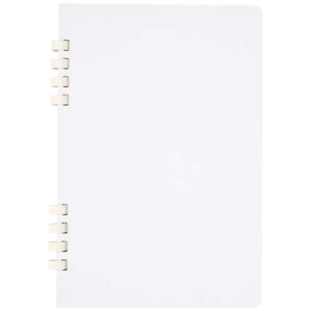Cuaderno A5 tapa dura con espiral de material reciclado RCS Personalizado 6107046