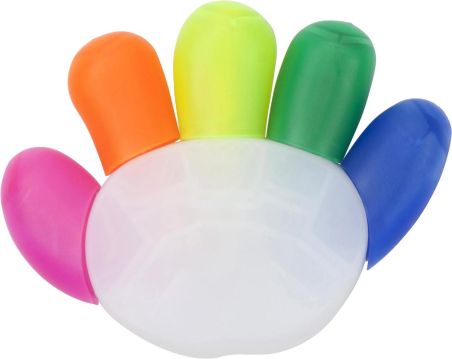 Marcador Fluorescente Forma de Mano Personalizado | Goodie