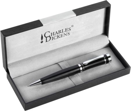 Bolígrafo Charles Dickens de Metal Personalizado | Goodie