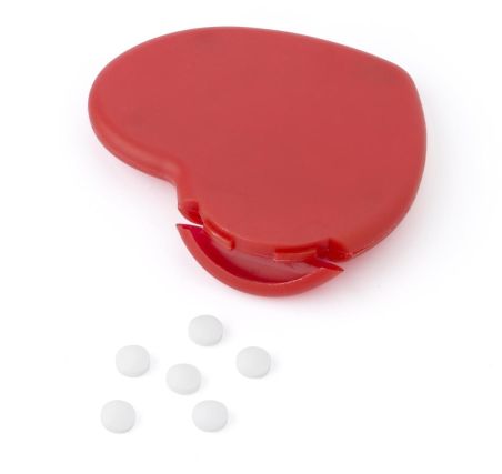 Cajita con Mentas Forma de Corazón Personalizada | Goodie
