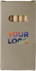 Set de lápices de madera Personalizada 102432