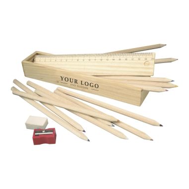 Estuche de Madera con Set de Escritura Personalizado | Goodie
