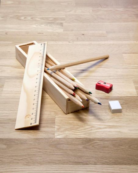 Estuche de Madera con Set de Escritura Personalizado | Goodie