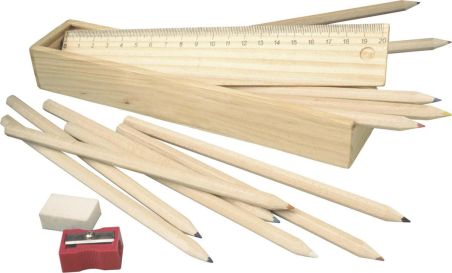 Estuche de Madera con Set de Escritura Personalizado | Goodie