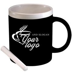Taza de gres con 1 tiza Personalizada 102880