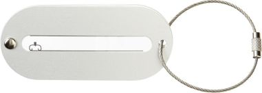 Identificador de maletas de aluminio con cable de acero