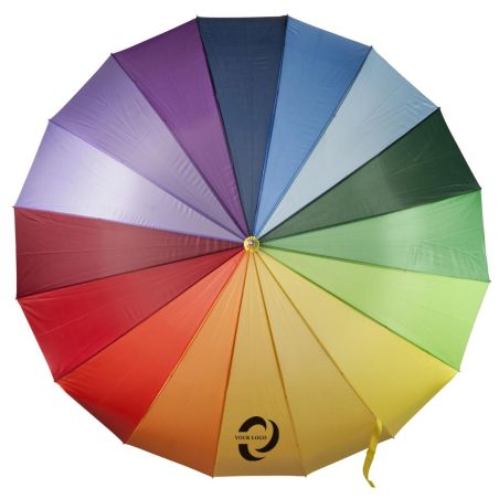 Paraguas Multicolor de Poliéster Personalizado | Goodie