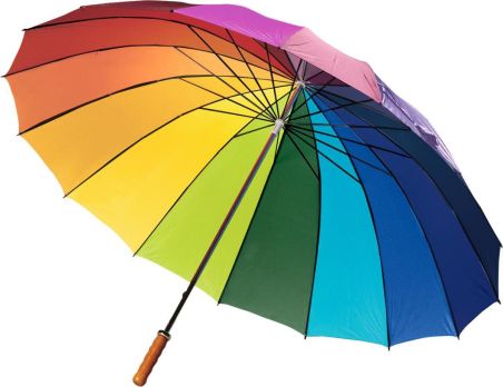 Paraguas Multicolor de Poliéster Personalizado | Goodie