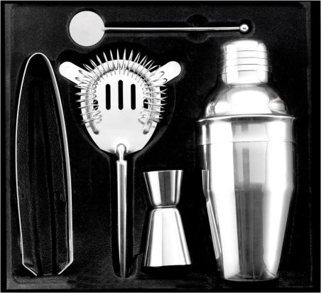 Set de Cóctel de Acero Inoxidable Personalizado | Goodie