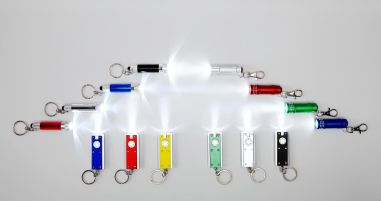 Llavero de Aluminio con LED y Mosquetón Personalizado | Goodie
