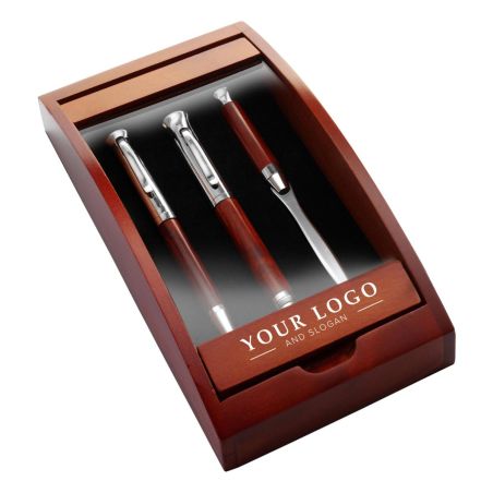 Set de Escritura de Madera Personalizada | Goodie