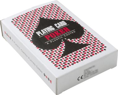 Baraja de naipes en caja de cartón...