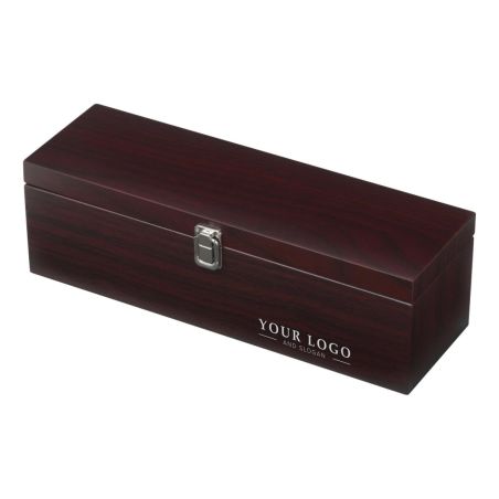 Caja de Madera con Set de Vino Personalizada | Goodie