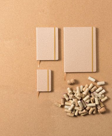 Cuaderno de PU Aspecto Corcho Personalizado | Goodie