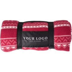 Manta polar con renos (180gr/m2) Personalizada 108529