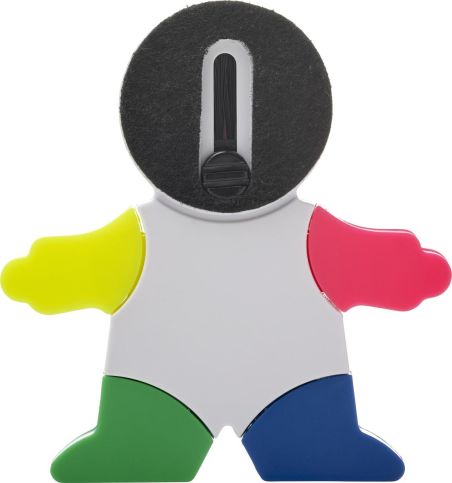 Marcador Fluorescente con Forma de Muñeco Personalizado | Goodie