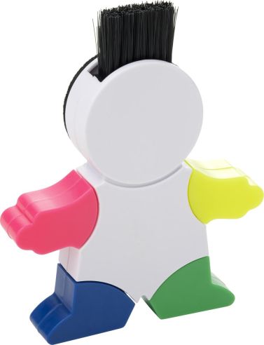 Marcador Fluorescente con Forma de Muñeco Personalizado | Goodie