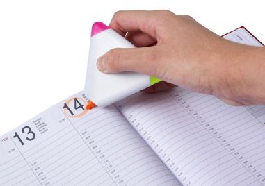Marcador Fluorescente Triangular Personalizado | Goodie
