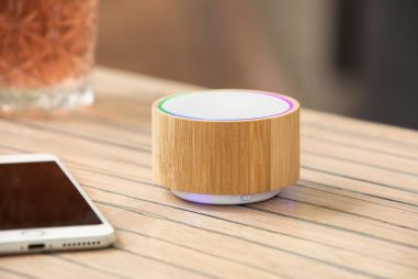 Altavoz Inalámbrico de Bambú Personalizado | Goodie