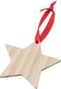 Adorno navideño de estrella de madera Personalizado 109051 - Imagen 1
