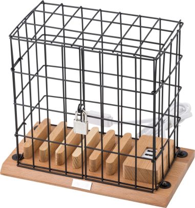 Soporte de Móvil de Aluminio con Carga y Cerradura Personalizado | Goodie