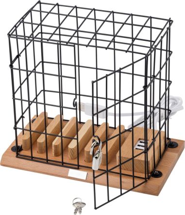 Soporte de Móvil de Aluminio con Carga y Cerradura Personalizado | Goodie