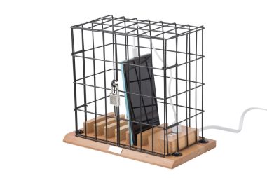 Soporte de Móvil de Aluminio con Carga y Cerradura Personalizado | Goodie