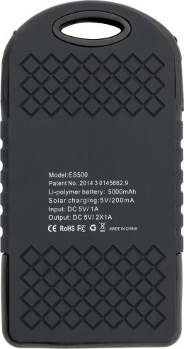 Power Bank solar de caucho y ABS Personalizado...