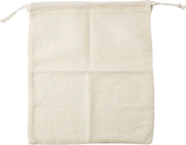 Bolsa 100% algodón orgánico con rejilla en un...