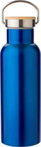 Botella Termo de Acero Inoxidable con Bambú Personalizada | Goodie