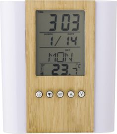 Cubilete de bambú con reloj Personalizado 10710402