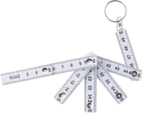Regla Plegable de Plástico con Llavero Personalizada | Goodie
