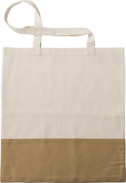 Bolsa de Algodón con Imitación de Yute Personalizada | Goodie