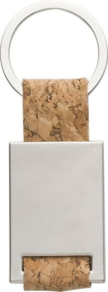Llavero de Corcho con Detalle de Zinc Personalizado | Goodie