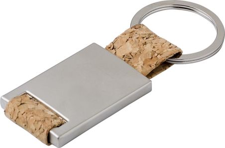 Llavero de Corcho con Detalle de Zinc Personalizado | Goodie