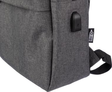 Mochila para PC de rPET con Puerto USB Personalizada | Goodie