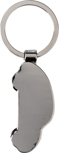 Llavero de Zinc y Bambú con Forma de Coche Personalizado | Goodie