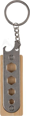 Llavero multifunción de bambú Personalizado 101097474