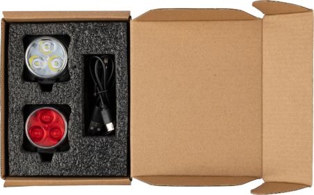 Luces de Bicicleta Recargables de ABS Personalizadas | Goodie