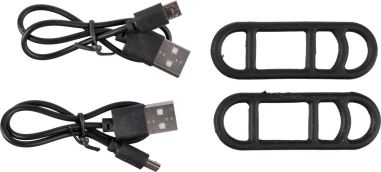 Luces de Bicicleta Recargables de ABS Personalizadas | Goodie
