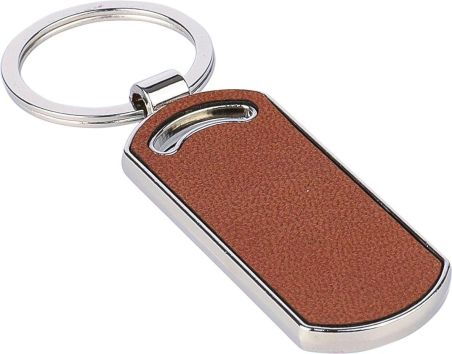 Llavero de Cuero Reciclado Ovalado Personalizado | Goodie