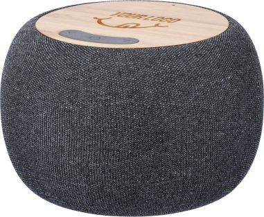 Altavoz Inalámbrico de Bambú y Tela Personalizado | Goodie