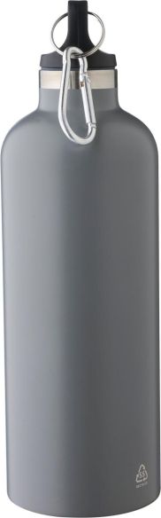 Bidón Termo de Acero Inoxidable Reciclado con Mosquetón Personalizado | Goodie