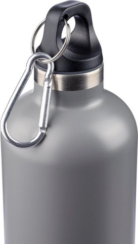 Bidón Termo de Acero Inoxidable Reciclado con Mosquetón Personalizado | Goodie